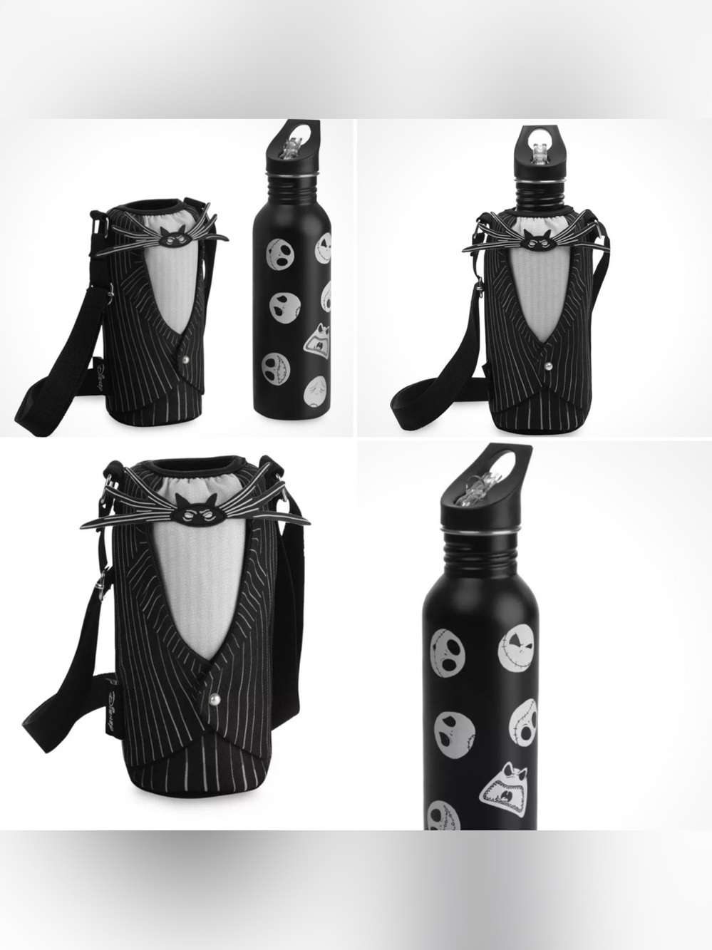 Jack Skellington Stainless Steel Bottle & Cooler Tote Nightmare Before Christmas
